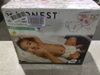 The Honest Company Clean Conscious Diapers, Rose Blossom + Tutu Cute, Size 1, 160 Count Super Club Box&nbsp;&nbsp;