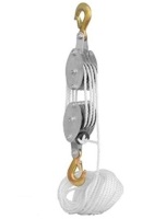 2 Ton Rope Hoist Pulley Wheel Block and Tackle, Appears new