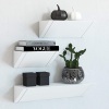 Set of 3 Fytz Design Modern White Floating Shelves