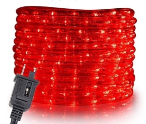 WYZworks Red LED Rope Lights, Untested, Appears new