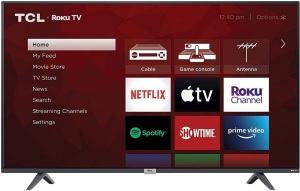 TCL 55" Class 4-Series 4K UHD HDR Smart Roku TV. Appears New