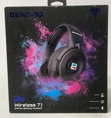 BENGOO Wireless Gaming Headset, Untested, Appears New