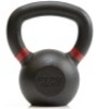 Lot of (2) Tru Grit Fitness Cast Iron Kettlebell Weights, 20lb, Appears New