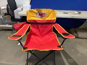 Rawlings NFL Lineman Tailgate Folding Chair, Kansas City Chiefs 