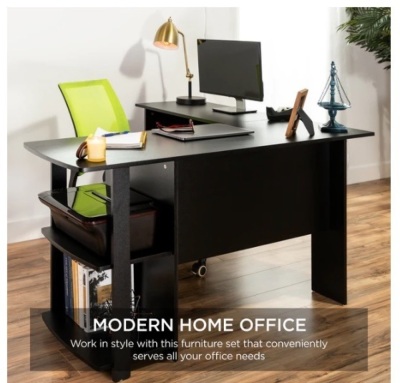 L-Shaped Corner Computer Office Desk,NEW