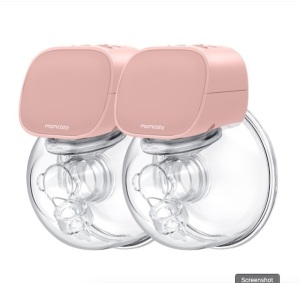 Momcozy Double Wearable Breast Pumps, Powers Up, E-Commerce Return