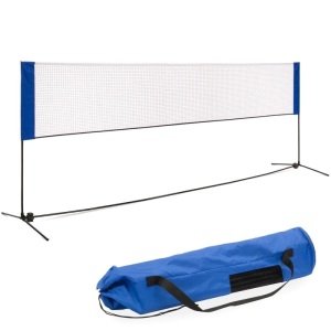 Portable Freestanding Volleyball, Tennis, Badminton Net - 12.5ft
