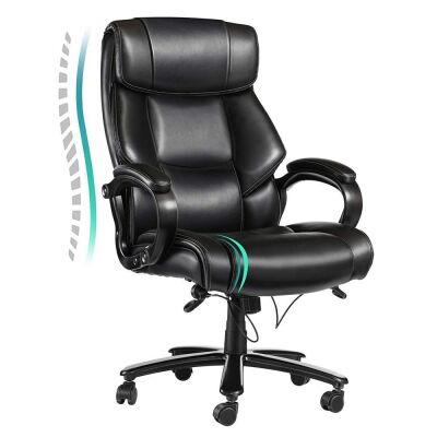 VANSPACE Big and Tall Executive Office Chair with Thick Padded Armrest & Headrest 400 lbs