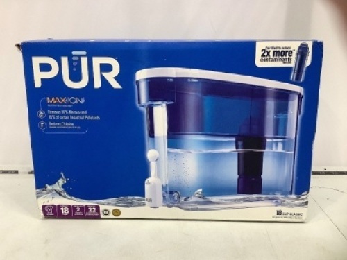 Pur Water Filtration Dispenser, E-Commerce Return