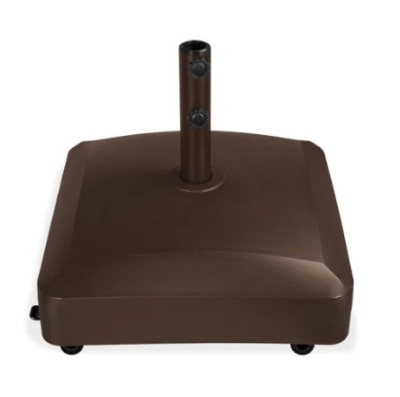 Fillable Mobile Umbrella Base Stand, Bronze