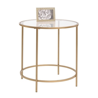 Sauder International Lux Round Side Table