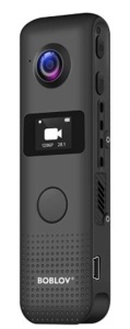 BOBLOV Small Body Camera, Powers Up, E-Commerce Return, Retail 79.99