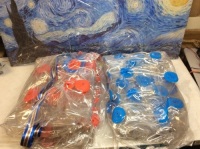 Lot of (2) Inflatable Soccer Suits. Unknown Condition
