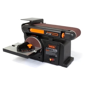4.3-Amp 4 x 36 in. Belt and 6 in. Disc Sander with Cast Iron Base
