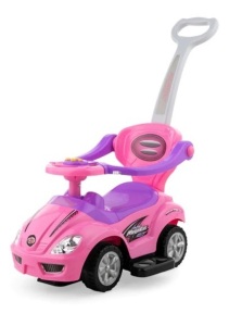 3-in-1 Kids Push Car w/ Handle and Horn,APPEARS NEW