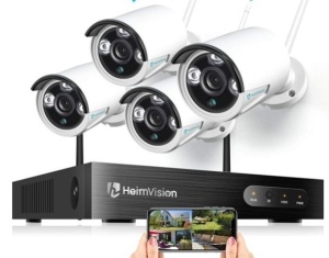 HeimVision Wireless Security Camera System, Untested, E-Commerce Return, Retail 249.99