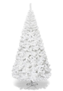 7 ft. Artificial PVC Christmas Tree with Stand White