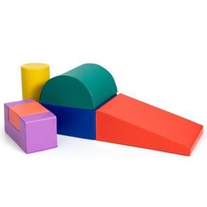 6 Piece Climb Crawl Play Foam Block Set Indoor Kids Toys