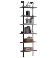 Bookshelf 6-Tier Modern Ladder Shelf, Appears New