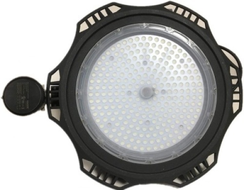 Microwave Induction LED High Bay UFO Light Set by Remote Control,Self Installing IP65 Quick Connector (240 Watts). Appears New