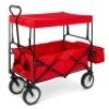 Utility Wagon Cart w/ Folding Design, 2 Cup Holders, Removable Canopy, Appears New&nbsp;