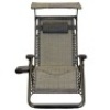 Folding Recliner Lounge Chair W/ Shade Canopy Cup Holder