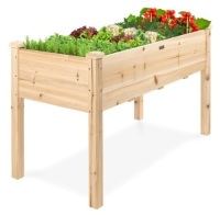 Raised Garden Bed, Elevated Wood Garden Planter Stand, Appears New