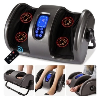 Reflexology Shiatsu Foot Massager, Gray