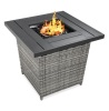 28in Fire Pit Table, Gray