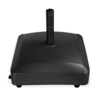 Fillable Mobile Umbrella Base Stand, Black