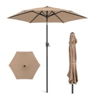 Outdoor Market Patio Umbrella,&nbsp;7.5ft, Tan
