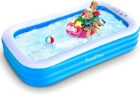 TrekPow Inflatable Swimming Pool, 110"x65"x20". Appears New