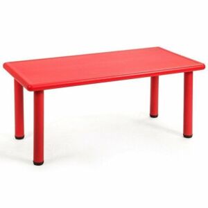 Kids Plastic Rectangular Learn And Play Table