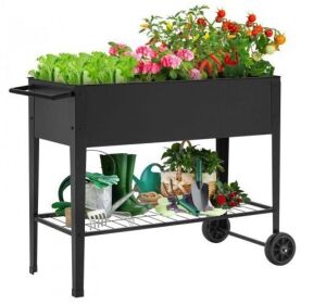 KingSo Mobile Elevated Garden Bed 