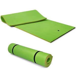 3-Layer Floating Water Pad 12' x 6' Floating Oasis Foam Mat Green