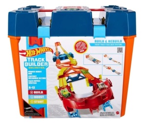 Hot Wheels Track Builder Unlimited Power Boost Box Trackset