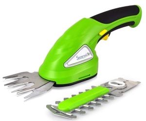 SereneLife Cordless Grass Cutter Shears. Powers Up, E-Commerce Return, Retail 40.84