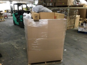 Unsorted and Untouched Pallet of AMZN Returns. SEE PICTURES. This is a pallet straight off a truck