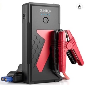 JUMTOP Jump Starter, Untested, Appears New, Retail 93.99