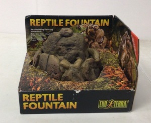 ExoTerra Reptile Fountain, Untested, Appears new, Retail 56.99