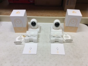 Lot of (2)- Ebemate Smart Baby Monitor Cameras. See Pictures