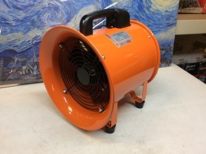 Portable Blower, 10", 110-120V. Appears New. Tested/Works