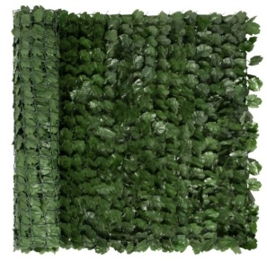 Outdoor Faux Ivy Privacy Screen Fence, Appears New