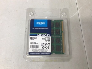 Crucial RAM 8GB Kit (2x4GB), Apears New, Retail 46.50