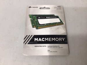 CORSAIR MacMemory 16GB (2 x 8GB) DDR3 1333, Appears New, Retail 80.99