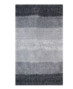 Allen + Roth 27" x 45" Accent Rug, Ombre Gray. & Indoor/Outdoor Door Mat, Dark Gray. Appear New