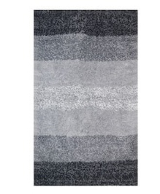 Allen + Roth 27" x 45" Accent Rug, Ombre Gray. & Indoor/Outdoor Door Mat, Dark Gray. Appear New