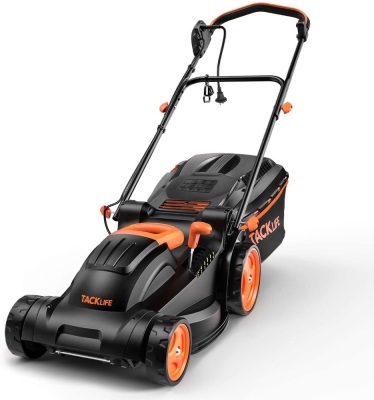 TACKLIFE Lawn Mower, 14 Inch Electric Lawn Mower, 6 Cutting Heights (0.98''-2.95''), Single Lever Adjustable. Appears New