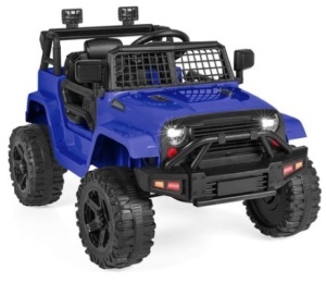 12V Kids Ride-On Truck Car w/ Parent Remote Control, Spring Suspension 