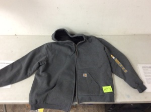 Carhartt Gray Zip-Up Jacket (2XL)